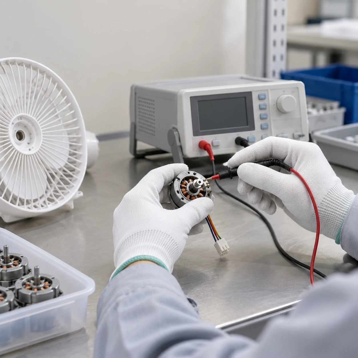 Illustration of incoming material inspection